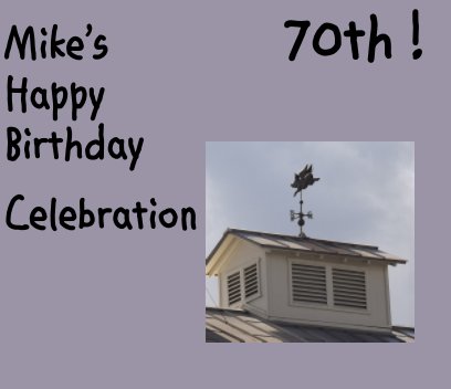 Mike's 70th book cover