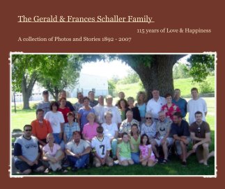 The Gerald & Frances Schaller Family book cover